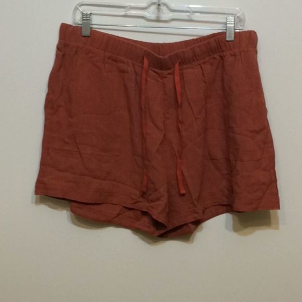 Women Orange Rust Shorts 2X Inseam 3”